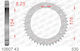 Afam Steel Rear Sprocket 530 Chain Code 10607-43