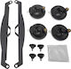 Kit Base Mounting Car Roof Starlink Mini Base Mounting Car Roof Kit Holder 4 Suction Strong Grip Cups Stable Satellite Signal On Windows & Sunroofs Cars RVs Boats Yachts Black Code 1-per0162