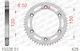 Afam Stahl Hinteres Ritzel 428 Kette Code 10226-51