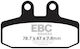 Ebc Brake Pads Fa256tt Set 1 Disc
