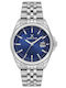 Daniel Klein Herrenuhr Batterie mit Silber Metall-Armband