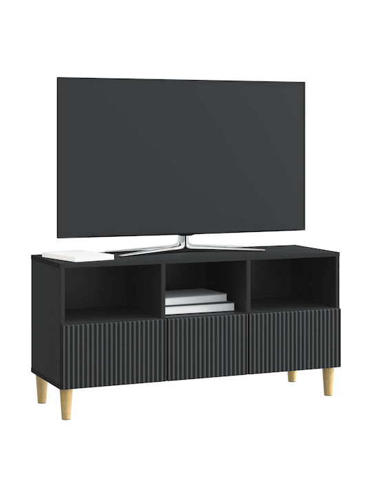 Шкаф За Телевизор Черен 102x34.5x50см