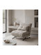 Tessera Sessel Bett Taupe 86x86x83cm
