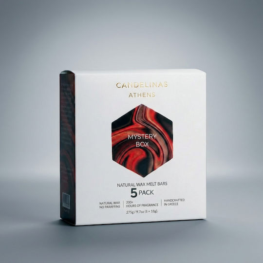 Candelinas Mystery 5 Bar Box Ceară Topită Snap Bar 55g Lumânare Aromatică Naturală