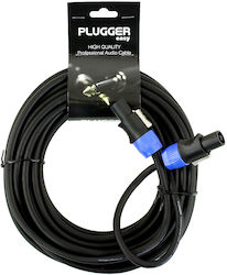 Plugger Speakon male - Speakon female 10m