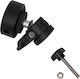 Адаптер За Основна Поставка Сферична Глава Starlink Mini Ball Head Adapter Quick Release Tripod Mount 1/4"-20 Screw Clip & 3/8"-16 Threads Pipe Adapters Алуминиева Сплав Черен Код 1-per0175