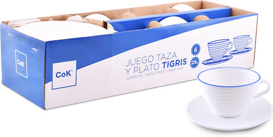 Cok Spain Ποτήρι Καφέ/Freddo από Γυαλί Καφέ C160-0094