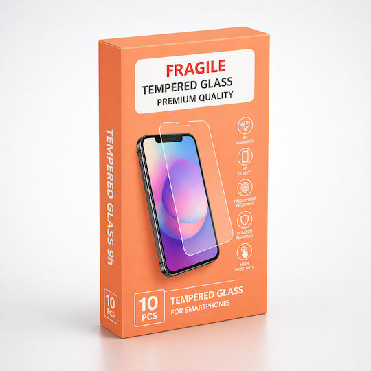 0.3mm Tempered Glass 10τμχ (iPhone 12 Pro Max)