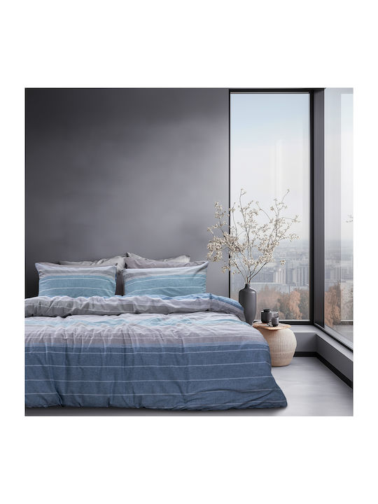 Lino Home Duvet Cover Set 170x250cm Single with...