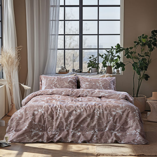 Lino Home Celestia Kissenbezüge Set Rosa 52x75cm