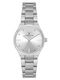 Daniel Klein Womens Watch 30mm Battery with Silver Metal Bracelet