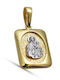 Gatsa Pendant Kids Charm Constantine Coin Gold 9K F0091