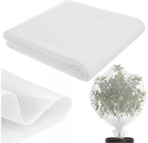Plasă De Protecție Pentru Grădină Împotriva Insectelor Păsărilor Zola 3 X 6 M Hdpe 80 Plasă Albă