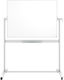 Tabla Mobilă Nobo Clasică Din Oțel Lăcuit 120x90 Cm Magnetică Include Tavă Pentru Markere Albă