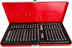 Set Vârfuri Allen Torx Xzn Hex Spline Cutie Metalică 40 Bucăți Gebo Tools