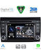 Digital IQ Car Audio System for Fiat Bravo 2007-2019 (Bluetooth/USB/WiFi/GPS/Apple CarPlay/Android Auto) with 7" Touch Screen