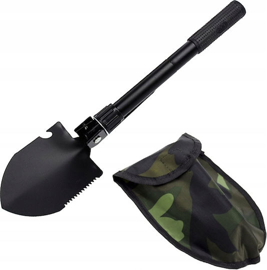 Folding Portable Garden Hoe Pickaxe Shovel Fishing Camping Saw 4-in-1 Bag
