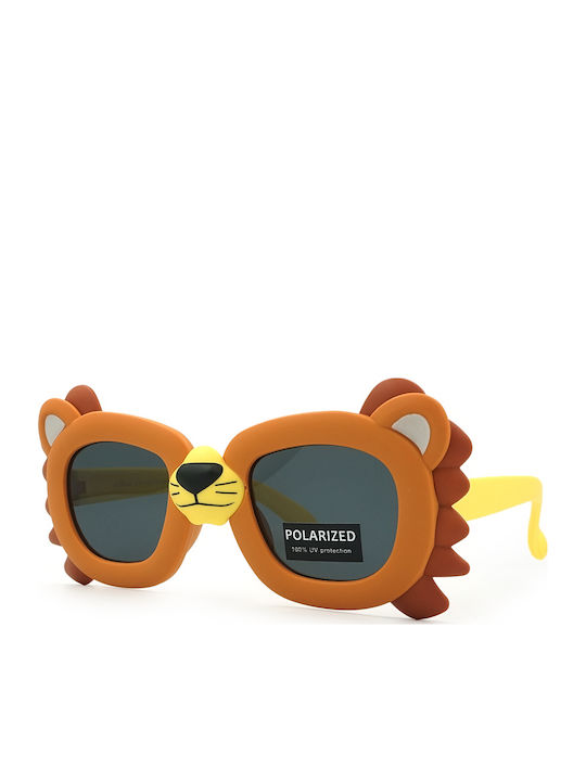 Παιδικά Γυαλιά Ηλίου με Polarized Φακό Καφέ