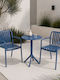 Garden & Outdoor Furniture Sets Dining Room for Small Balcony 3 Pieces Blue Moda