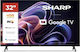 Sharp Smart Τηλεόραση 32" Full HD LED 32HF2265E HDR (2025)