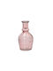Kaemingk Dekorative Vase Glas Rosa 9x9xH18cm