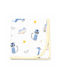 Figlio Bino Flannel Swaddle Blanket Yellow