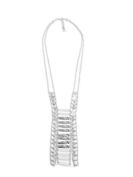 Mat Fashion Колиета 8516.9035.Ν-сребърно