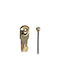 Lux Tools Lux Tools Doppelter Badezimmerhaken mit Schrauben Bronze