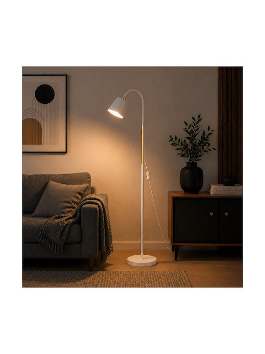 ForHome Φωτιστικό Δαπέδου Υ150xΜ28εκ. Λευκό