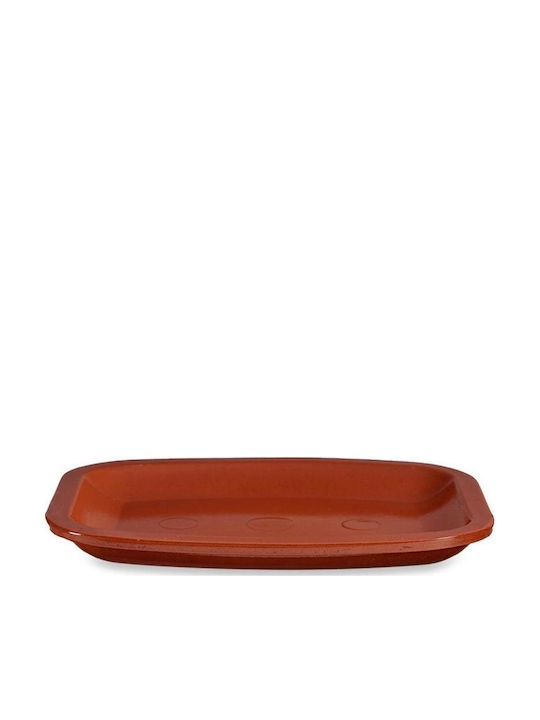 Dekorative Platte Keramik Orange 26x20x20cm