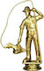 Plastikfigur Ein Fischer F192/g