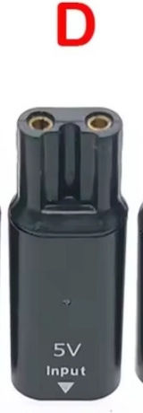 Charging Adapter Type-c 2-pin Oktaraki Type-d 5v Shaver Philips Oem Bulk 022548