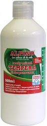 Alpino Washable Tempera 500ml Alpino White