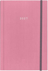 Next Agendă Zilnică Din Material B6 2027 Roz 12...