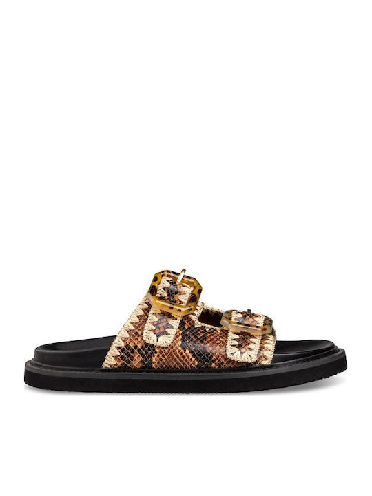 Mairiboo for Envie Women's Sandals Flatforms Brown