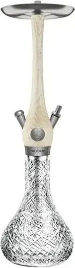 Wookah Hookah Mastercut Single Glimmer Alabaster