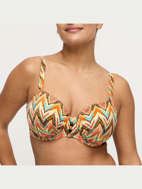 Full Cup Bikini Bikinioberteile Weiß