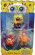 Just Toys Spongebob Movie 3d Μίνι Φιγούρες Spongebob 3τμχ Spongebob Mr Krabs Patrik 0608