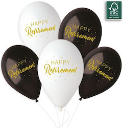 Latex Balloons Happy Retirement 6 Pieces