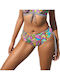 Bikini Bottoms Slip High Waist Black