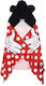 S C Beach Poncho Towel Horizontal Hood Minnie Red Polka Dot