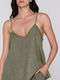 Luna Summer Women's Pyjama Blouse Khaki