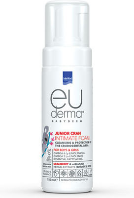 InterMed Gel de Duș pentru Copii Babyderm Junior Cran Cleansing Foam sub Formă de Spumă 150ml