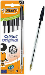 BIC Cristal Original Στυλό Ballpoint 5τμχ