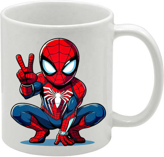 Бяла Чаша Spider-man