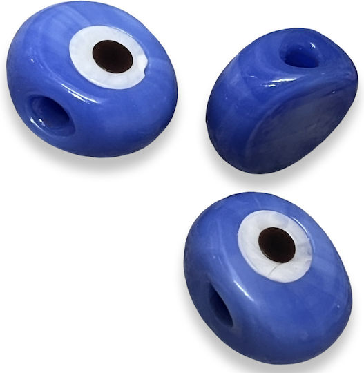 Blaues Auge 2,5x2cm Loch 4mm Nazar Verpackung 4 Stück