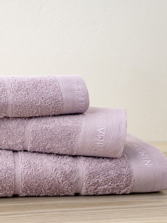 Nima Set Bath Towels 3 pcs Essence Lilac Weight...