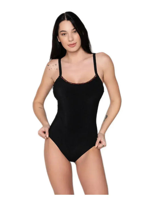 Luna Costum De Baie Întreg Negru Cu Căptușeală ...
