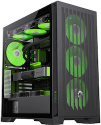GameMax LEADER 2 Gaming Midi Tower με Πλαϊνό Παράθυρο