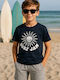 Kids Set with Shorts Summer 2 Pieces Navy Blue